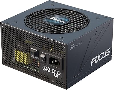Seasonic focus gx-850, 850w 80+ gold, unité complète, contrôle du ventilateur en mode