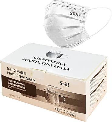 Masque swift 50 pièces (blanc)