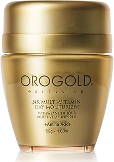 Hydratant de jour multivitaminé orogold 24k avec acides aminés, crème de jour
