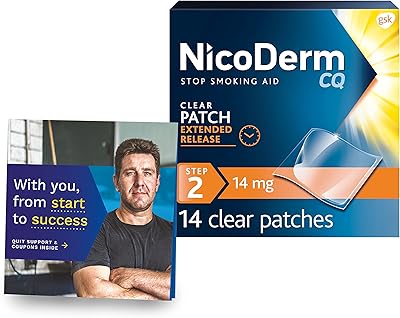 Nicoderm cq step2 patchs à la nicotine 14 mg pour aider à arrêter