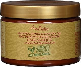 Masque capillaire hydratant intensif shea moisture à l'huile de mafura, 340 g