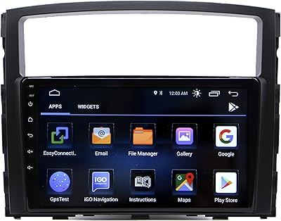Écran tactile de voiture android complet pour mitsubishi pajero 2008-2016, 32 go