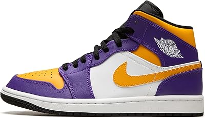 Chaussures jordan 1 medium pour hommes dark concord taxi blanc-noir 14