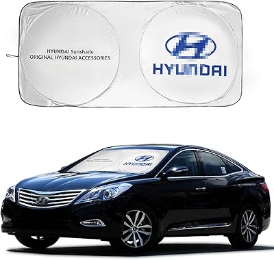 Pare-soleil de pare-brise de voiture pour pare-brise hyundai, pare-soleil pliable, bloque les rayons