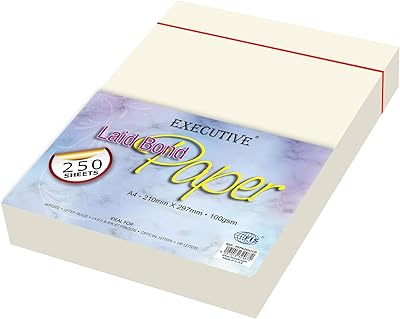 Papier bond fis executive led, 250 feuilles, 100 g/m2, crème corona, format a4