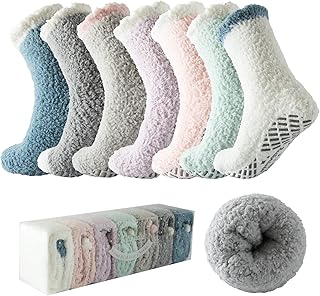 Chaussettes moelleuses pour femmes avec poignées en velours de couchage d'hiver confortables et douces. Diaytar : Acheter moins cher n'a jamais été aussi facile