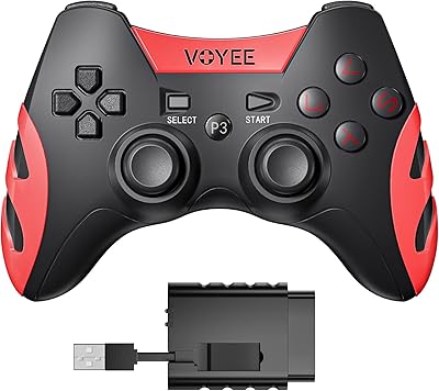 Voyi we-07p contrôleur de jeu sans fil pour pc ps3 ps2 dual shock