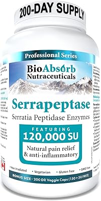 Serrapeptase, 120 000 unités à haute puissance (spu), approvisionnement de 200 jours, capsules végétales à libération retardée (drcaps) pour une absorption maximale. Diaytar : Des promotions exceptionnelles toute l'année pour tous les Sénégalais
