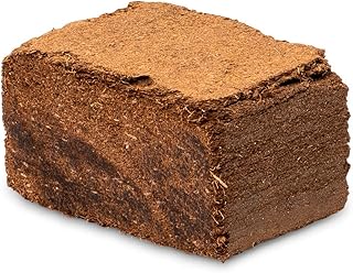 Literie de vers en blocs de tourbe de noix de coco rsi, marron