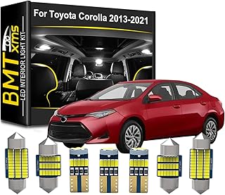 Kit d'éclairage intérieur led pour toyota corolla 2013 2014 2015 2016 2017 2018