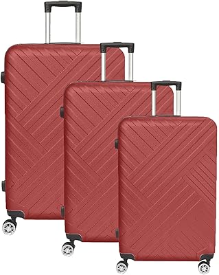 Sac à bagages, gris, lot de 3, ensemble de sacs de voyage