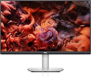 Moniteur dell qhd ips 27 pouces avec haut-parleurs, hauteur réglable, hdmi, dp, argent