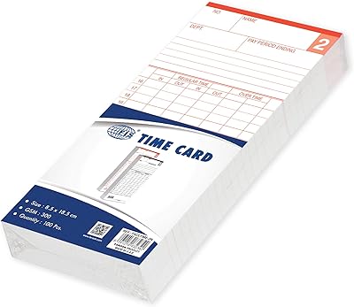 Carte de pointage fis 100 pièces 300 g/m2, 85 x 185 mm, blanche