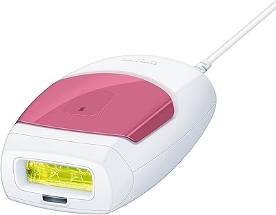 Appareil d'épilation beurer satin skin pro, ipl 6500, blanc