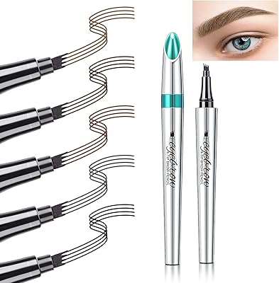 Crayon à sourcils micro 4 points, crayon à sourcils naturel imperméable longue durée