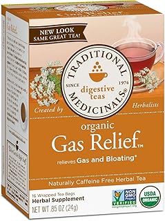 Thé de soulagement des gaz organiques de médecine traditionnelle 16 sachets