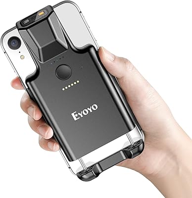 Scanner de codes-barres amélioré iyoyo 2d bluetooth android, lecteur de codes-barres qr 1d
