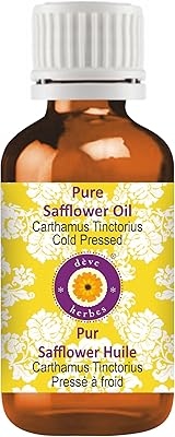 Huile de carthame pure dave herbs (carthamus tinctorius) 100 % naturelle de qualité