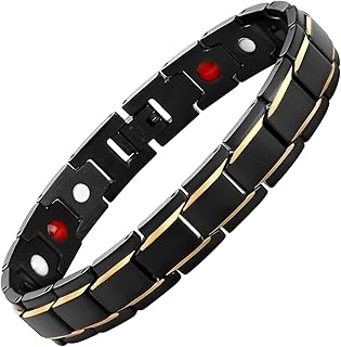 Bracelet magnétique pour hommes bracelet femmes en argent bracelets magnétiques avec outil