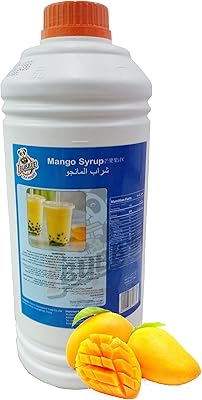 Sirop de mangue 1,9 l - pour le bubble tea, le thé au
