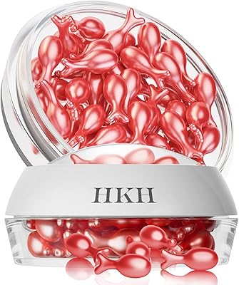 Sérum en capsules de céramide avancé d'acide hyaluronique hkh 38 grains, sérum visage