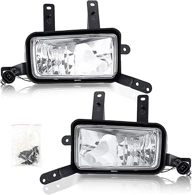 Paire de feux de pare-chocs transparents fl7075 2015 2016 2017 chevy tahoe