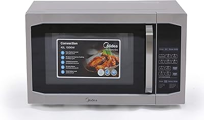 Four à micro-ondes à convection midea, capacité 42 litres, avec options grill, réchauffage