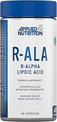 Applied nutrition acide r-alpha lipoïque 300 mg - 60 capsules végétales - le plus