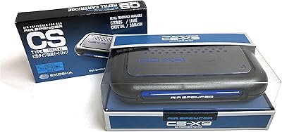 Coffret de désodorisant pour voiture air spencer cs-x3 avec recharge - parfum courge