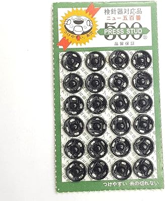 24 pièces de boutons pression en métal à coudre sur des boutons pression