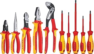 Ensemble d'outils industriels nypex, 10 pièces, comprenant pinces, coupe-circuits et tournevis isolés 1