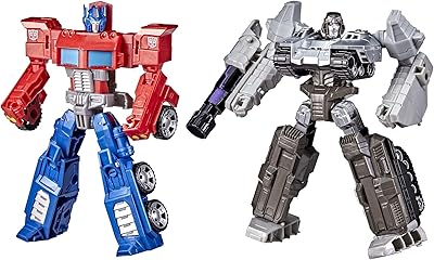 Figurines transformers toys heroes and villains optimus prime et megatron - pour enfants
