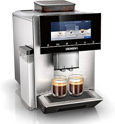 Cafetière entièrement automatique siemens tq905gb3 eq900 avec mode barista, moulin électronique, système bean