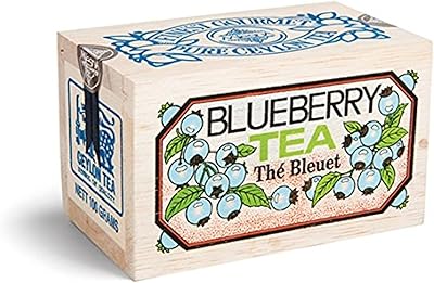 Thé aux myrtilles melissana, thé gastronomique pur de ceylan, 100 g