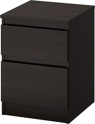 Ikea erglow kollen commode en bois d'ingénierie à 2 tiroirs