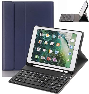 Étui avec clavier bluetooth pritzker pour ipad 97 pouces 2018 et 2017