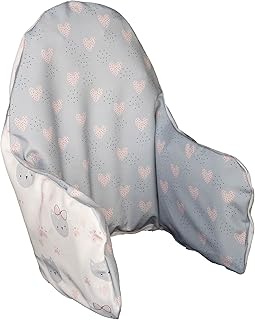 Housse de coussin de chaise haute compatible avec le ikea | amovible