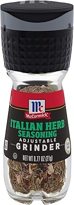 Moulin à épices aux herbes italiennes mccormick usa - 21 g
