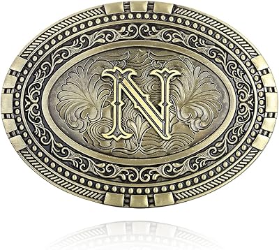 Ceinture de cowboy western qqi avec boucle initiales abcdef to z pour homme, 7,5*10. Diaytar : Votre allié pouvoir d'achat au quotidien