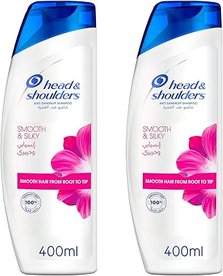 Head & shoulders shampoing antipelliculaire lisse et soyeux 2 x 400 ml