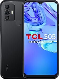 Smartphone tcl 305 sim gratuit, écran hd+ de 6,6 pouces, 32+2 mo, 5000