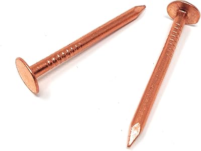 Clous en cuivre de 1,5" pour lattes et toiture - paquet de clous