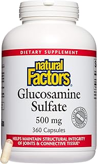 Facteurs naturels sulfate de glucosamine 500 mg. 360 capsules 49671