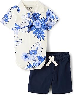 Ensemble chemise à manches courtes et short pour bébé garçon (lot de 2)