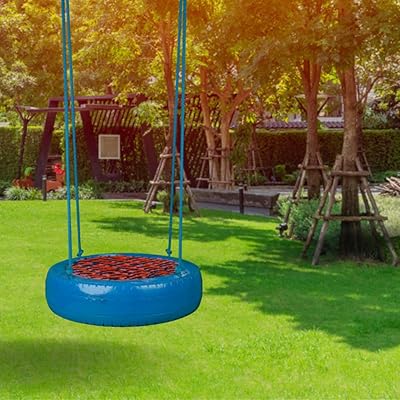 Balançoire en nylon monoplace swingzy pour adultes et enfants/balançoire à pneu pour intérieur/extérieur