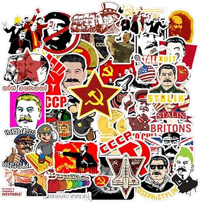 Autocollants pour ordinateur portable du parti communiste russe, 50 pièces, mignons pour enfants/adolescents/adultes