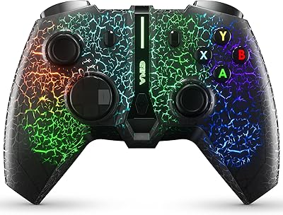 Contrôleur de jeu gina joyfurno, contrôleur sans fil compatible avec x-box one/one x/one