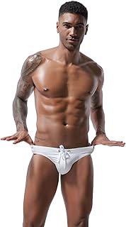 Maillot de bain bikini sexy de couleur unie pour hommes, maillot de bain