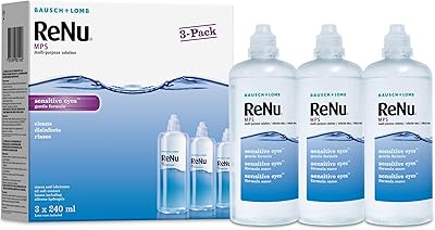 Solution polyvalente pour lentilles de contact rhino 3 x 240 ml - lentilles