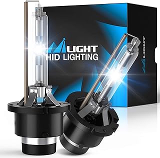 Ampoules nilite d2s hid, ampoule blanche diamant 6000k, ampoules de phares au xénon